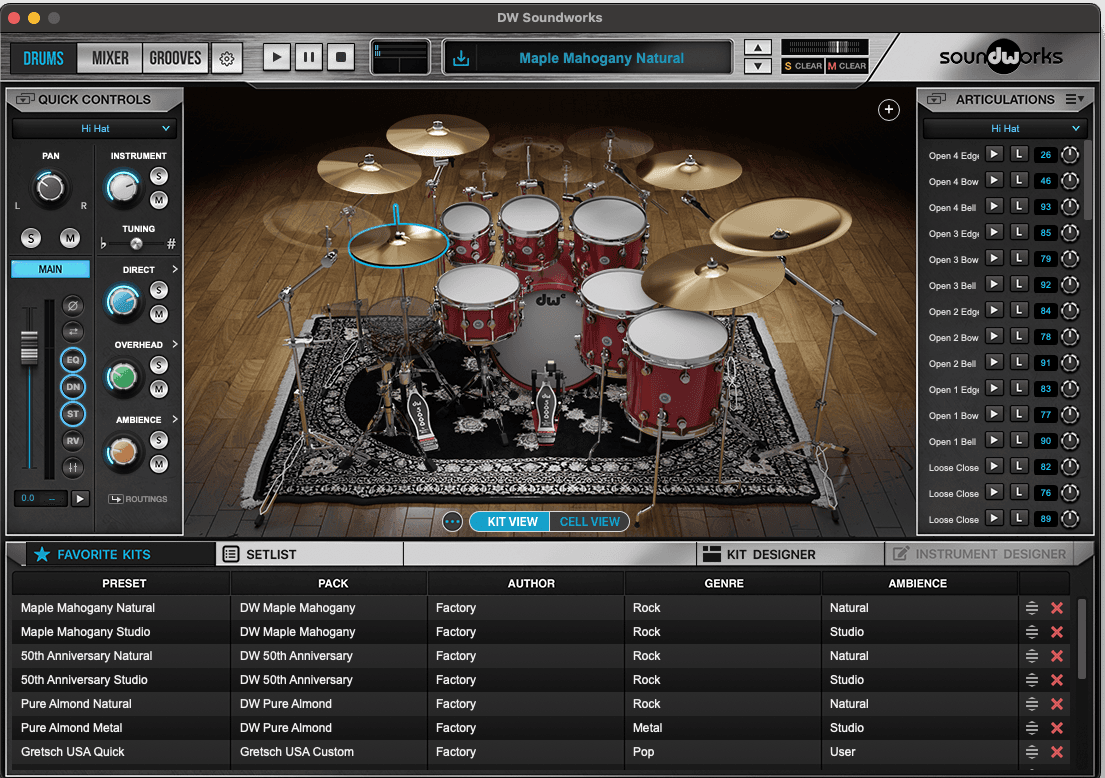 Plug drum kit