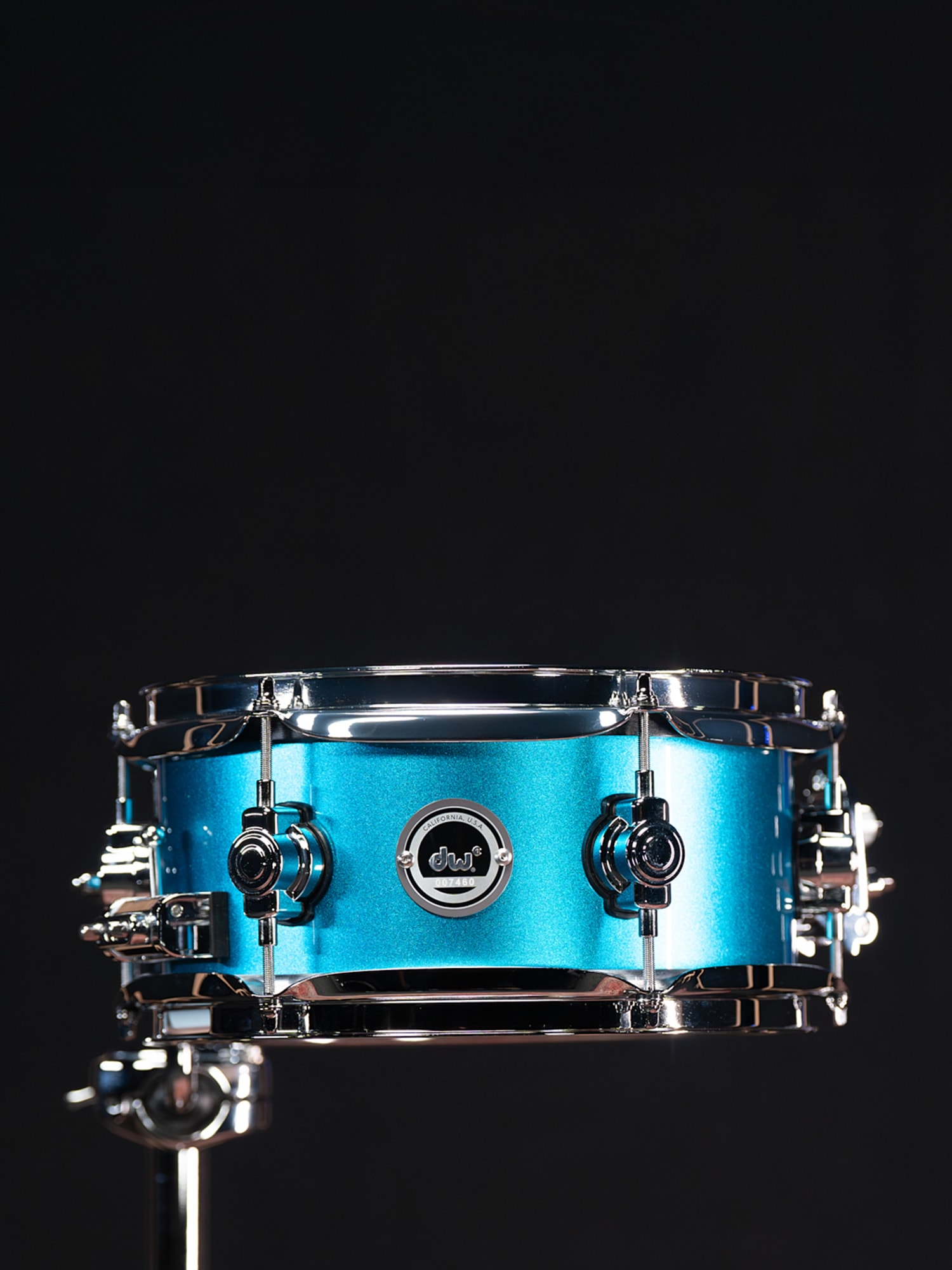 DWe 5x10 Side Snare Drum Mounted